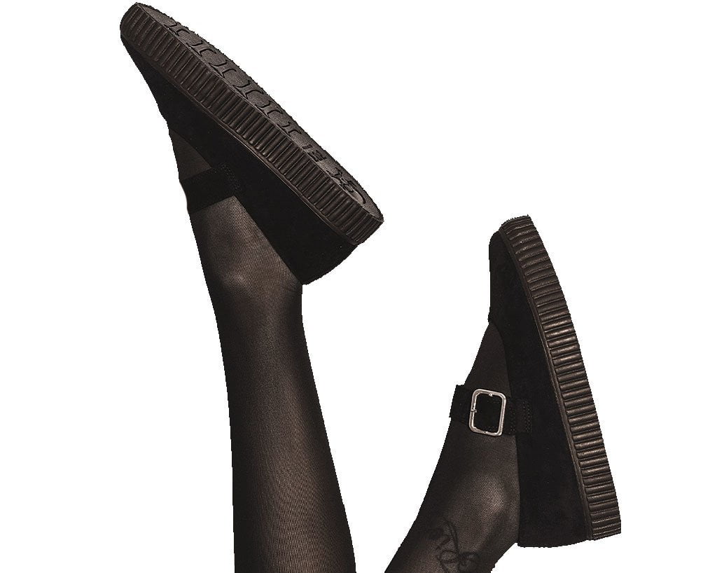 A9677L Black Pointed EZC Mary Jane