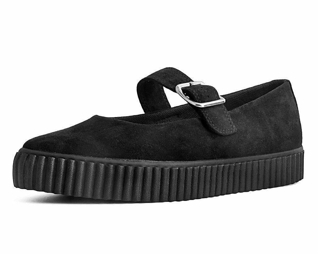 A9677L Black Pointed EZC Mary Jane