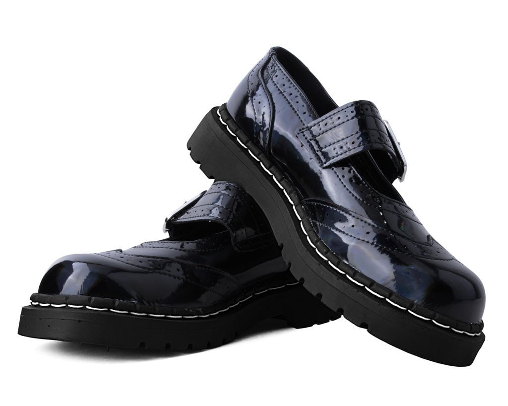 T2319 Black Prism Brogue Mary Jane