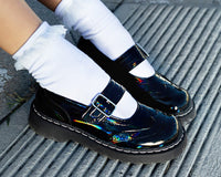 T2319 Black Prism Brogue Mary Jane