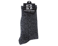 TSK1002 Black Sparkly Metallic Sock TSK1002-OS