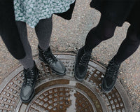 F9710 Black Suede 7-Eye Viva Low Boot