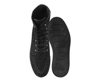 F9710 Black Suede 7-Eye Viva Low Boot