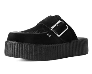 Black Suede Creeper Mule - T.U.K.V3177L-05