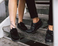 F7270 Black Suede Viva Low Creeper