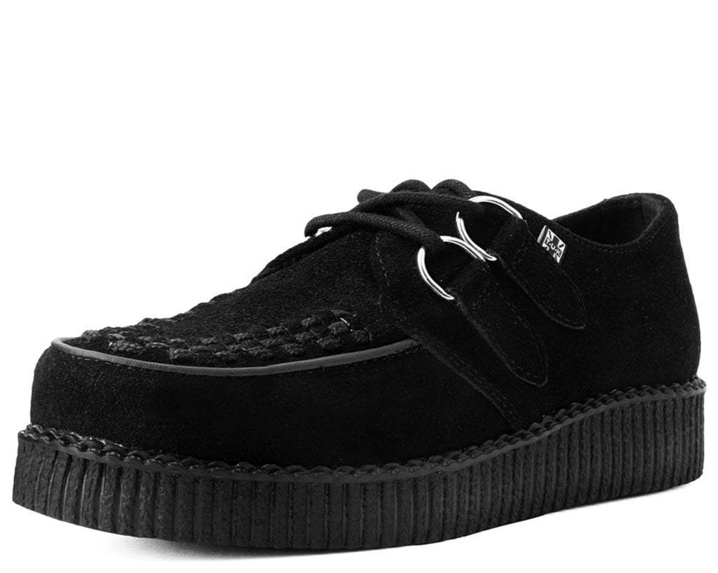 Black Suede Viva Low Creeper - T.U.K.F7270-03