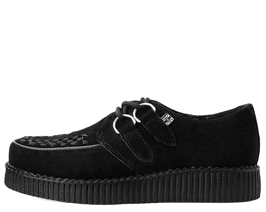 Black Suede Viva Low Creeper - T.U.K.F7270-03