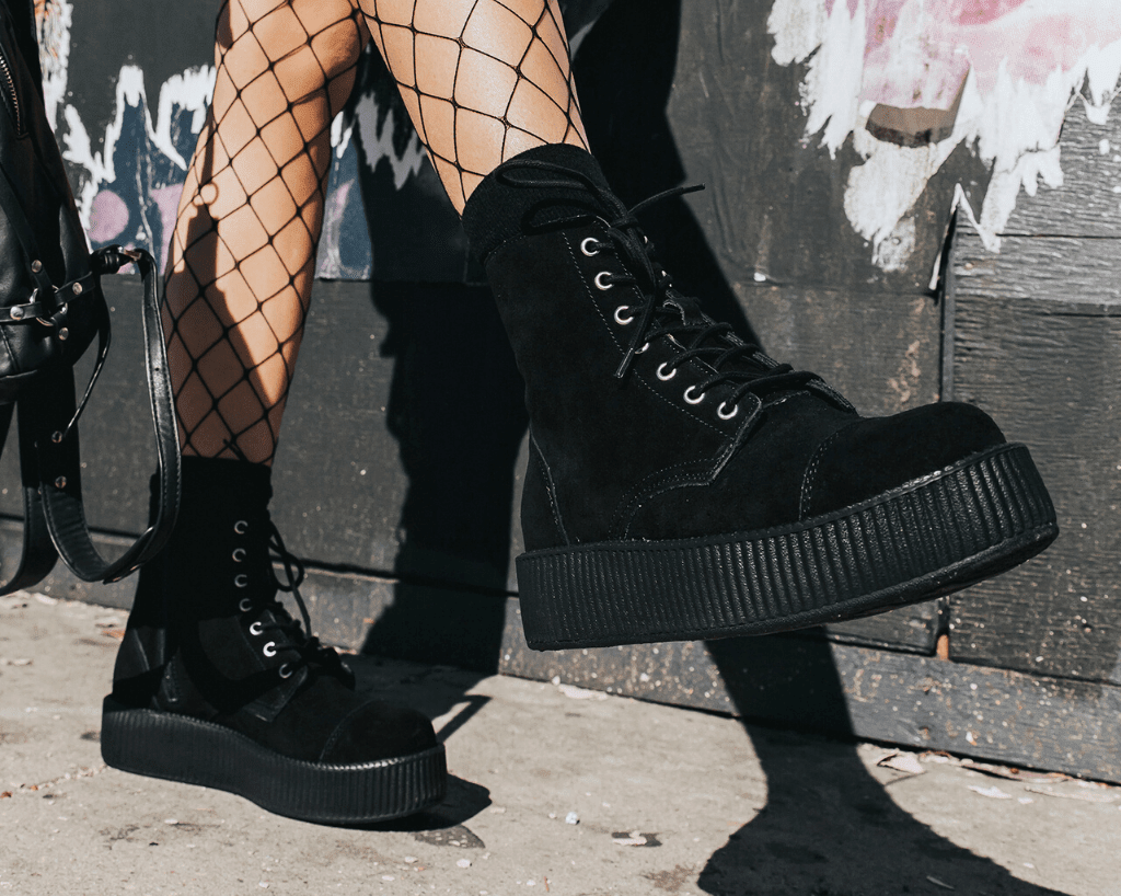 A8642L Black Suede Viva Mondo Boots