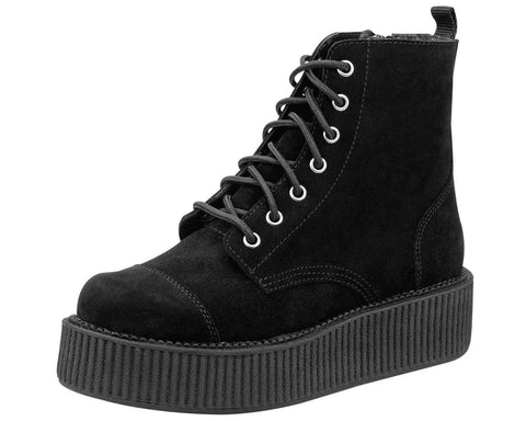 Black Suede Viva Mondo Boots - T.U.K.A8642L-05