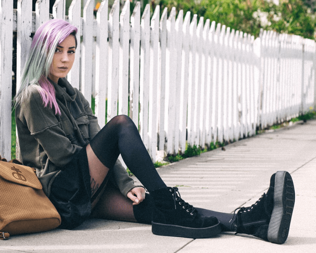 A8642L Black Suede Viva Mondo Boots