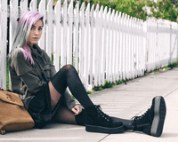 A8642L Black Suede Viva Mondo Boots