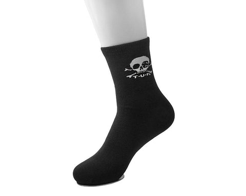 TSK1034 Black T.U.K. Skull Logo Women’s Sock TSK1034-OS