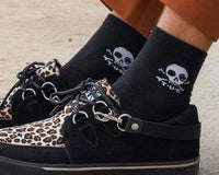 TSK1034 Black T.U.K. Skull Logo Women’s Sock TSK1034-OS