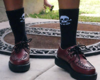 TSK1034 Black T.U.K. Skull Logo Women’s Sock TSK1034-OS