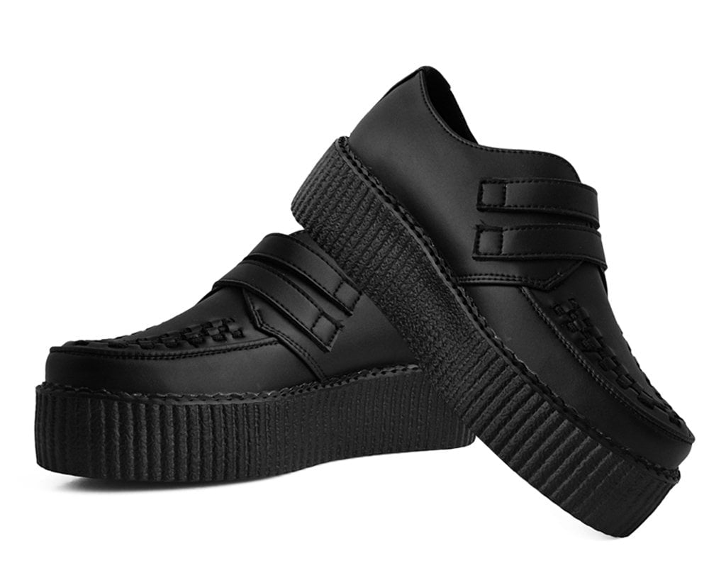 Black TUKskin™ 2 - Buckle Skull Creeper - T.U.K.V9743-03