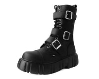 Black TUKskin™ 3 - Buckle Anarchic Airship Boot - T.U.K.T2323-03