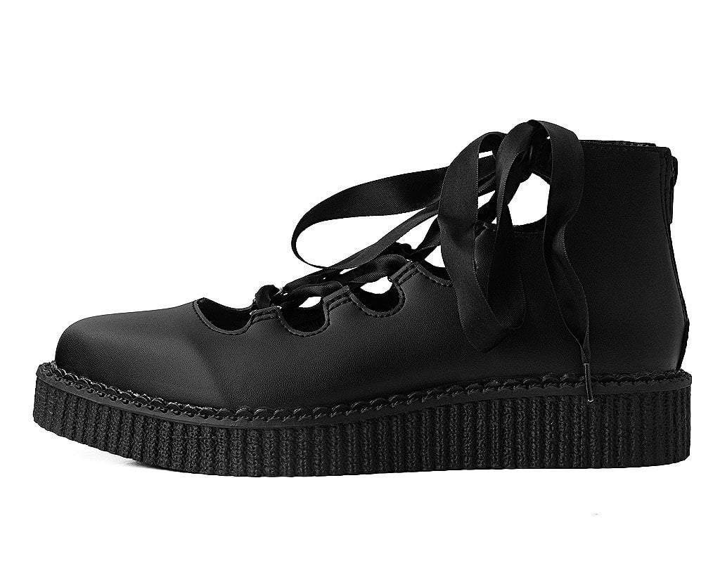 A9768L Black TUKskin™ 5-Loop Ribbon Mary Jane