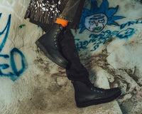 F9709 Black TUKskin™ 7-Eye Viva Low Boot