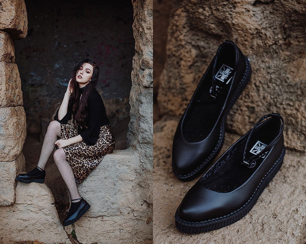 A9729L Black TUKskin™ Ballet Creeper