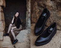 A9729L Black TUKskin™ Ballet Creeper