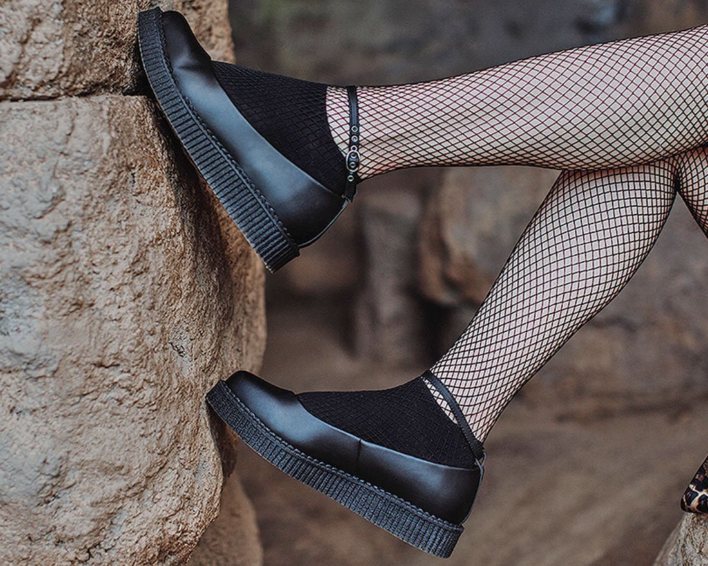 A9729L Black TUKskin™ Ballet Creeper