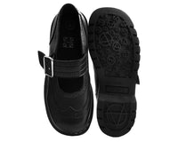 T2269 Black TUKskin™ Brogue Mary Jane