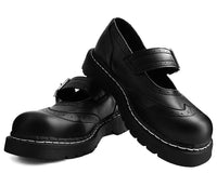 T2269 Black TUKskin™ Brogue Mary Jane