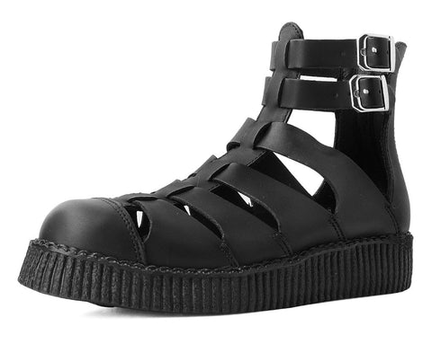 V9577L Black TUKskin™ Gladiator Viva Low Sandal