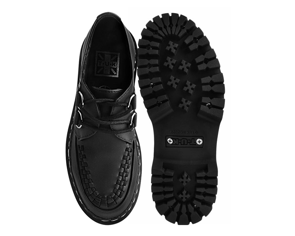 A3050 Black TUKskin™ Interlace Double Decker Creeper
