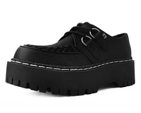 A3050 Black TUKskin™ Interlace Double Decker Creeper