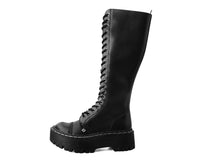 A3117 Black TUKskin™ Knee-high Double Decker Boot