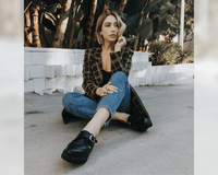 Black TUKskin™ Pointed Buckle Creeper - T.U.K.A9324-03