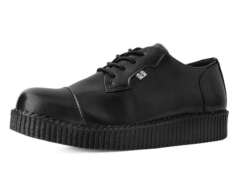 Black TUKskin™ Toe Cap Viva Low Creeper - T.U.K.F3104-03