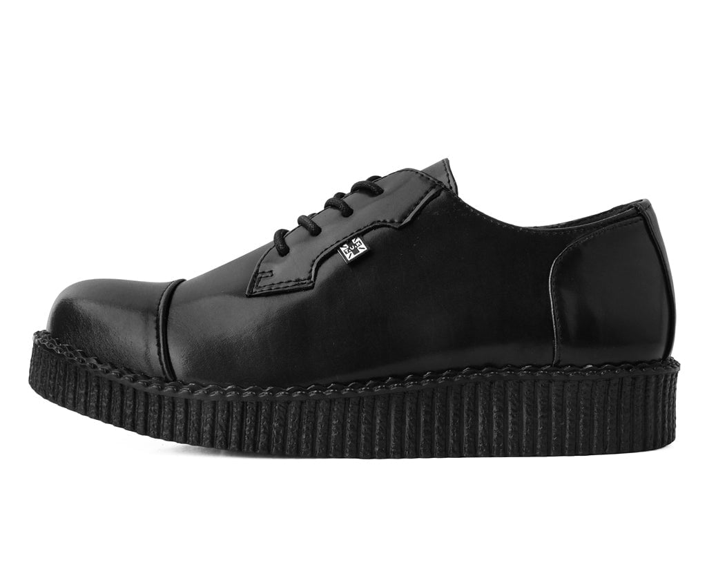 Black TUKskin™ Toe Cap Viva Low Creeper - T.U.K.F3104-03
