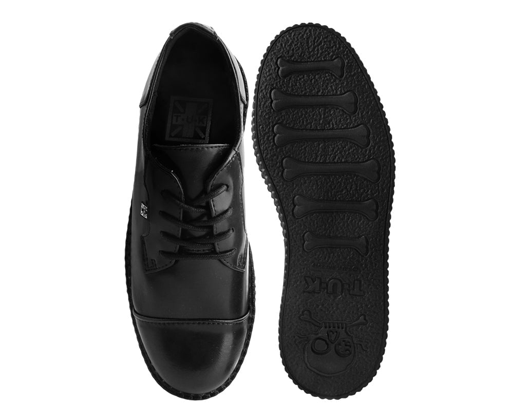 Black TUKskin™ Toe Cap Viva Low Creeper - T.U.K.F3104-03