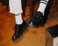 Black TUKskin™ Toe Cap Viva Low Creeper - T.U.K.F3104-03