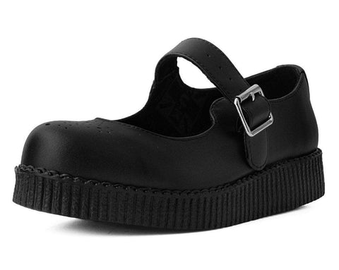 Black TUKskin™ Viva Low Mary Jane - T.U.K.F9748L-05