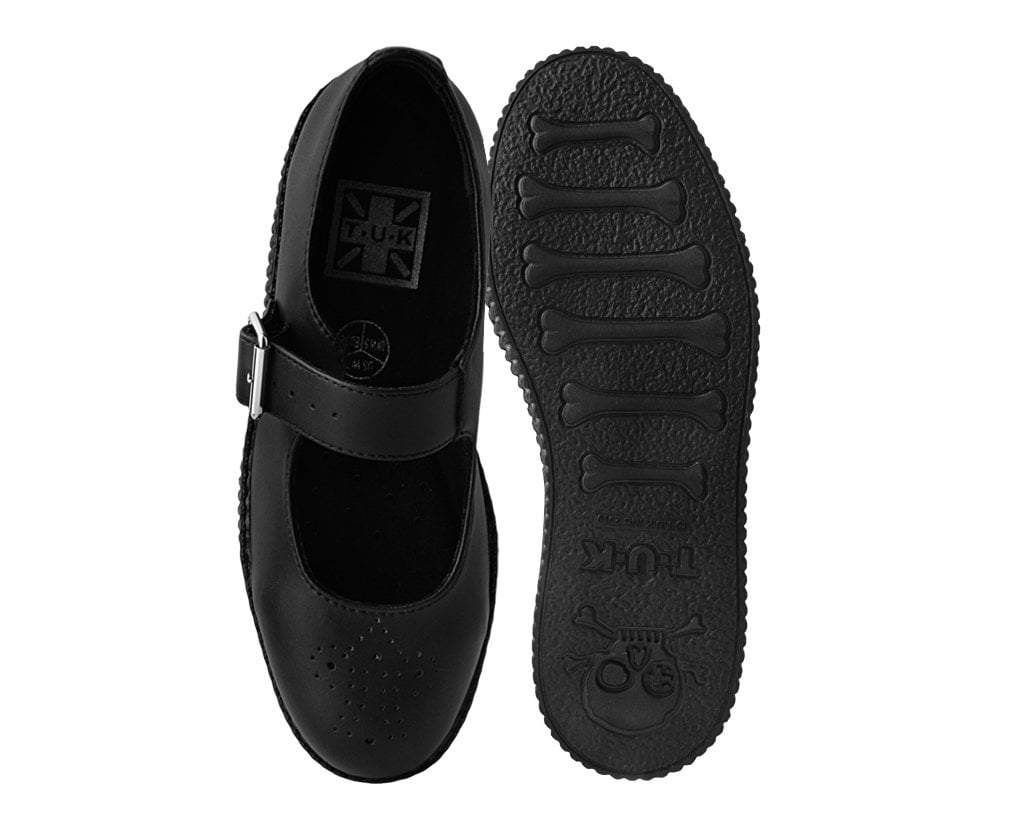 F9748L Black TUKskin™ Viva Low Mary Jane
