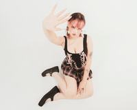 F9748L Black TUKskin™ Viva Low Mary Jane