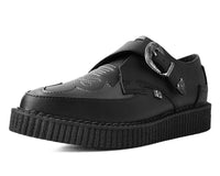 A9847 Black TUKskin™ Western Antique Buckle Pointed Creeper