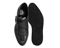 A9847 Black TUKskin™ Western Antique Buckle Pointed Creeper