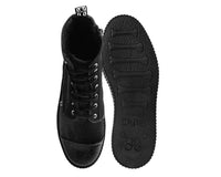 V9758L Black Velvet 7-Eye Viva Mondo Boot