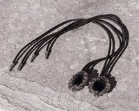 BL01 Black Victorian Bolo Shoe Tie BL01-OS