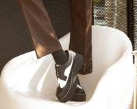 A9885 Black & White Double Decker Brogue