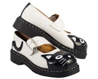 T2006 Black & White Kitty Mary Jane