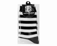 TSK1048 Black & White Stripe T.U.K. Men’s Sock TSK1048-OS