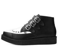 A9540 Black & White TUKskin™ 3-Buckle Pointed Creeper Boot