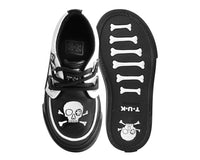 A3139B Black & White TUKskin™ Pirate Creeper Toddler Sneaker
