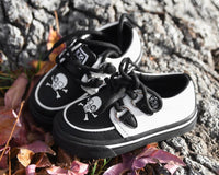 A3139B Black & White TUKskin™ Pirate Creeper Toddler Sneaker