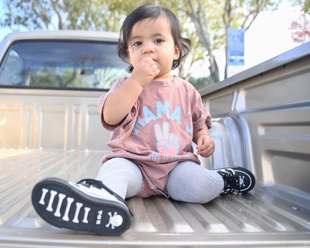 A3139B Black & White TUKskin™ Pirate Creeper Toddler Sneaker